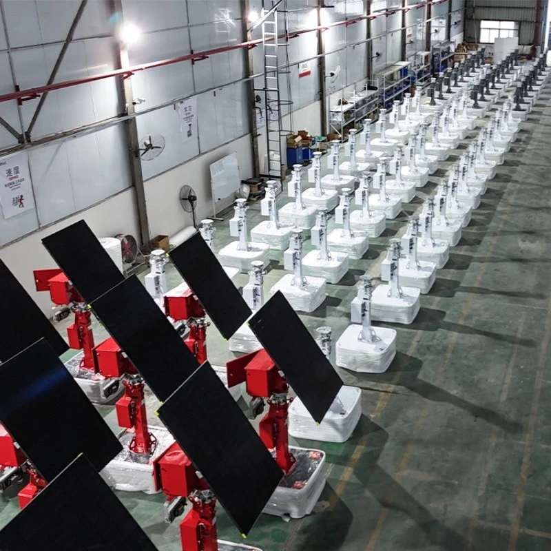 Mobile Solar Powered AI Light Tower best