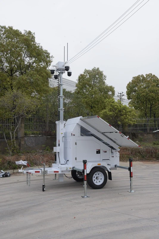 Solar CCTV Towers For Re-building